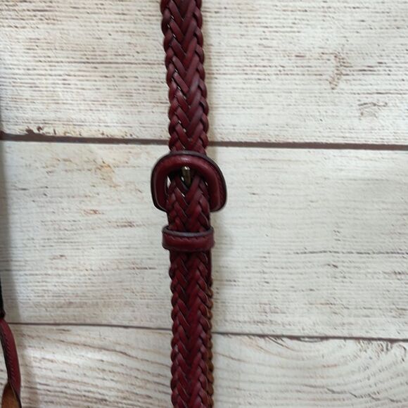 BRAIDED SUSPENDERS IN GENUINE LEATHER‎ - Picture 4 of 8